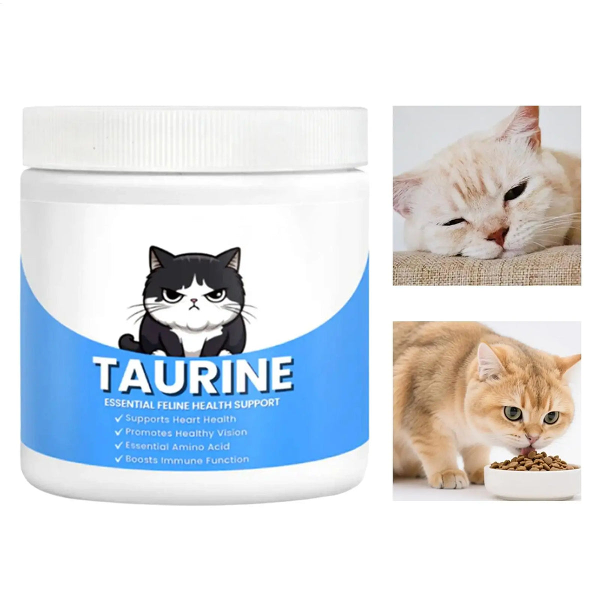 200Ml Taurine Powder for Cats Heart Support Organic Powder Immune System Support Kitten Powder for Eye Protection Digestion