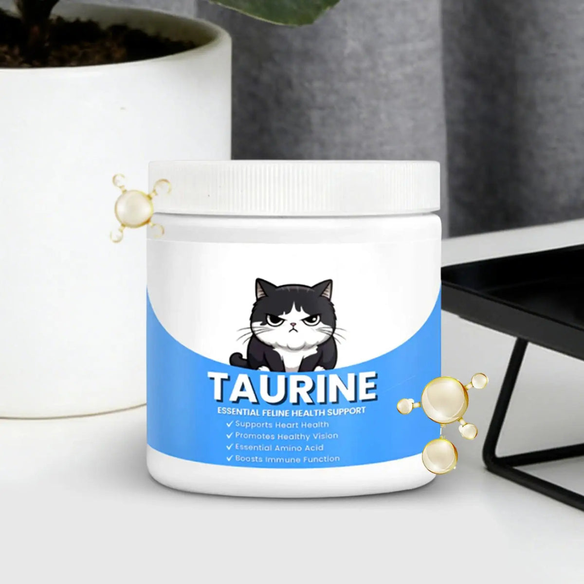 200Ml Taurine Powder for Cats Heart Support Organic Powder Immune System Support Kitten Powder for Eye Protection Digestion