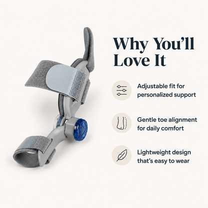 Stridara Post-Surgical Toe Orthosis.