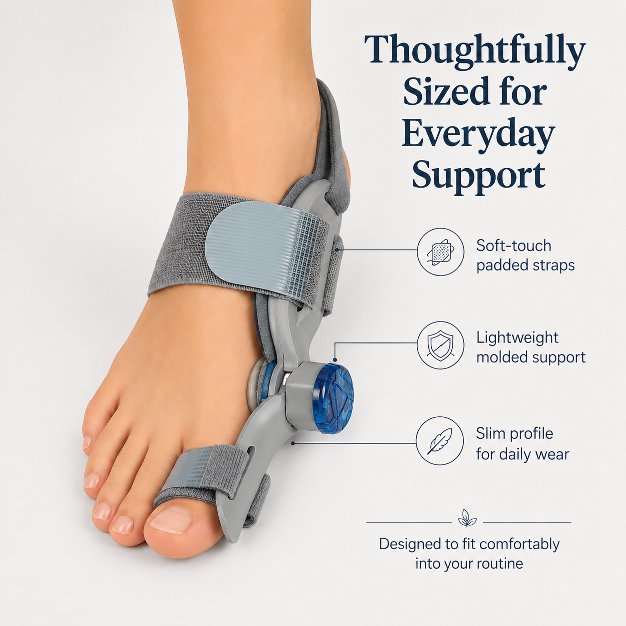 Stridara Post-Surgical Toe Orthosis.