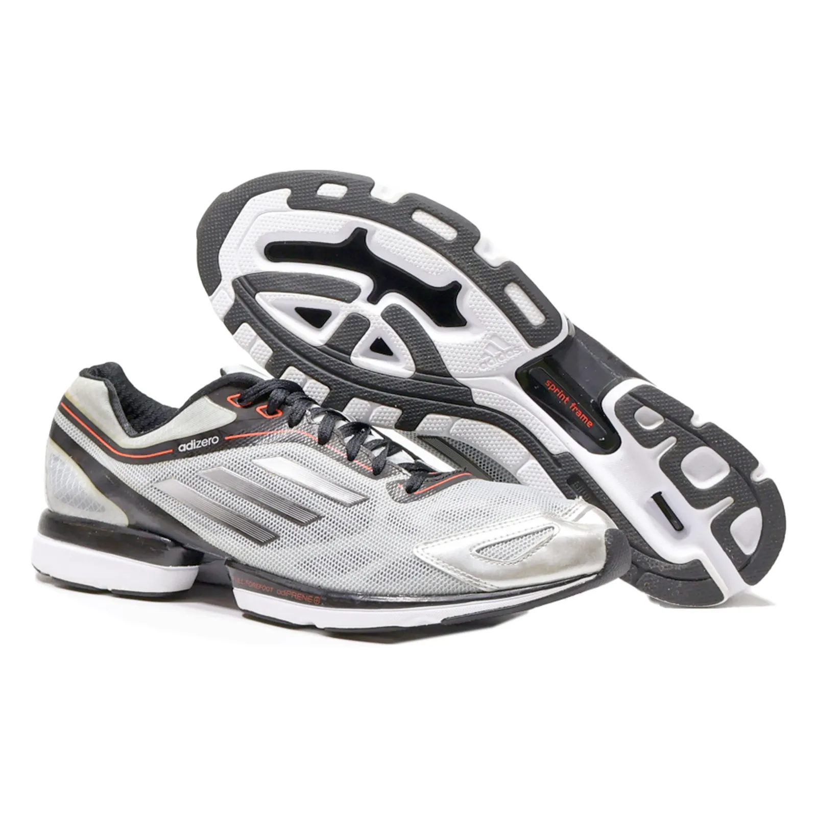 ADIDAS Adizero Rush Sneaker Trainers Silver Synthetic Mens UK 12.5