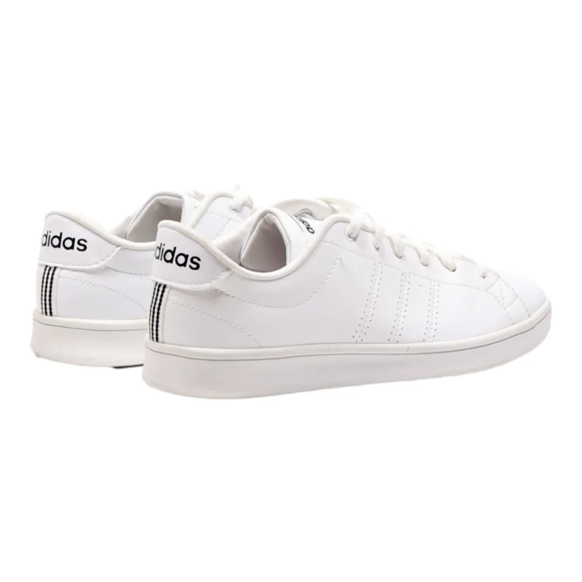 ADIDAS Advantage Clean 2018 Sneaker Trainers White Leather Womens UK 4.5