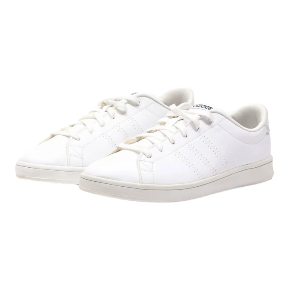 ADIDAS Advantage Clean 2018 Sneaker Trainers White Leather Womens UK 4.5