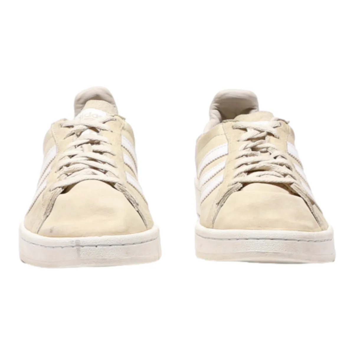 ADIDAS Campus 2017 Sneaker Trainers Beige Canvas Womens UK 7.5