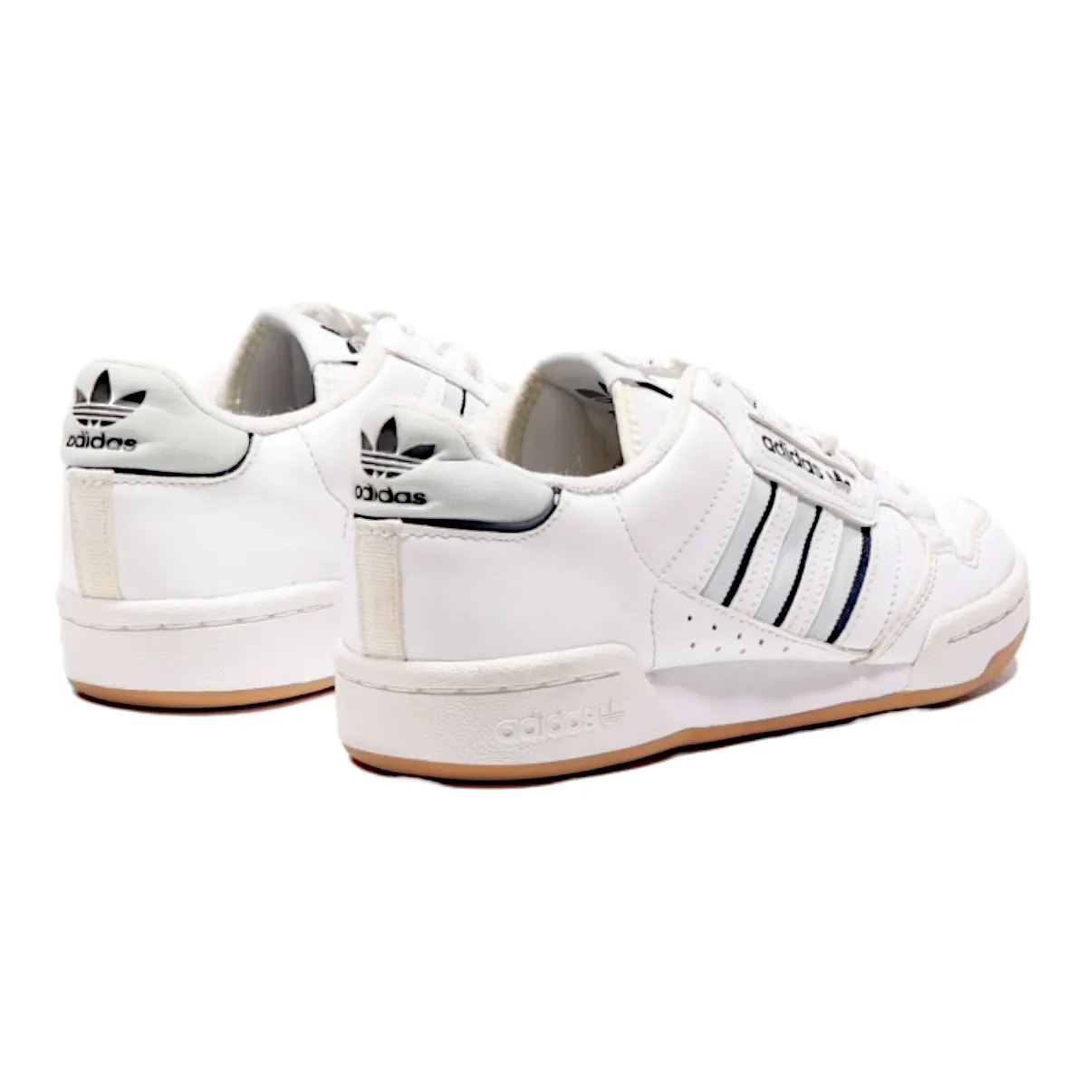 ADIDAS Continental 80 Sneaker Trainers White Leather Girls UK 5