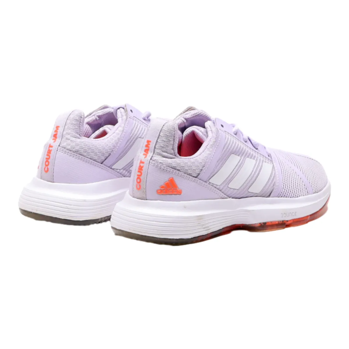 ADIDAS Court Jam Sneaker Trainers Purple Synthetic Womens UK 5