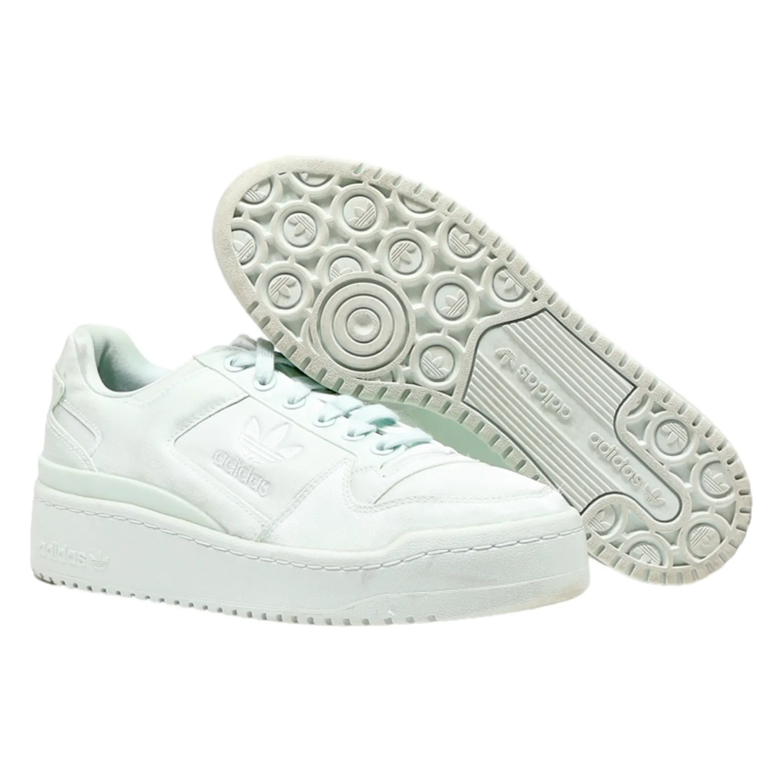ADIDAS Forum 2021 Platform Trainers Blue Synthetic Womens UK 5.5