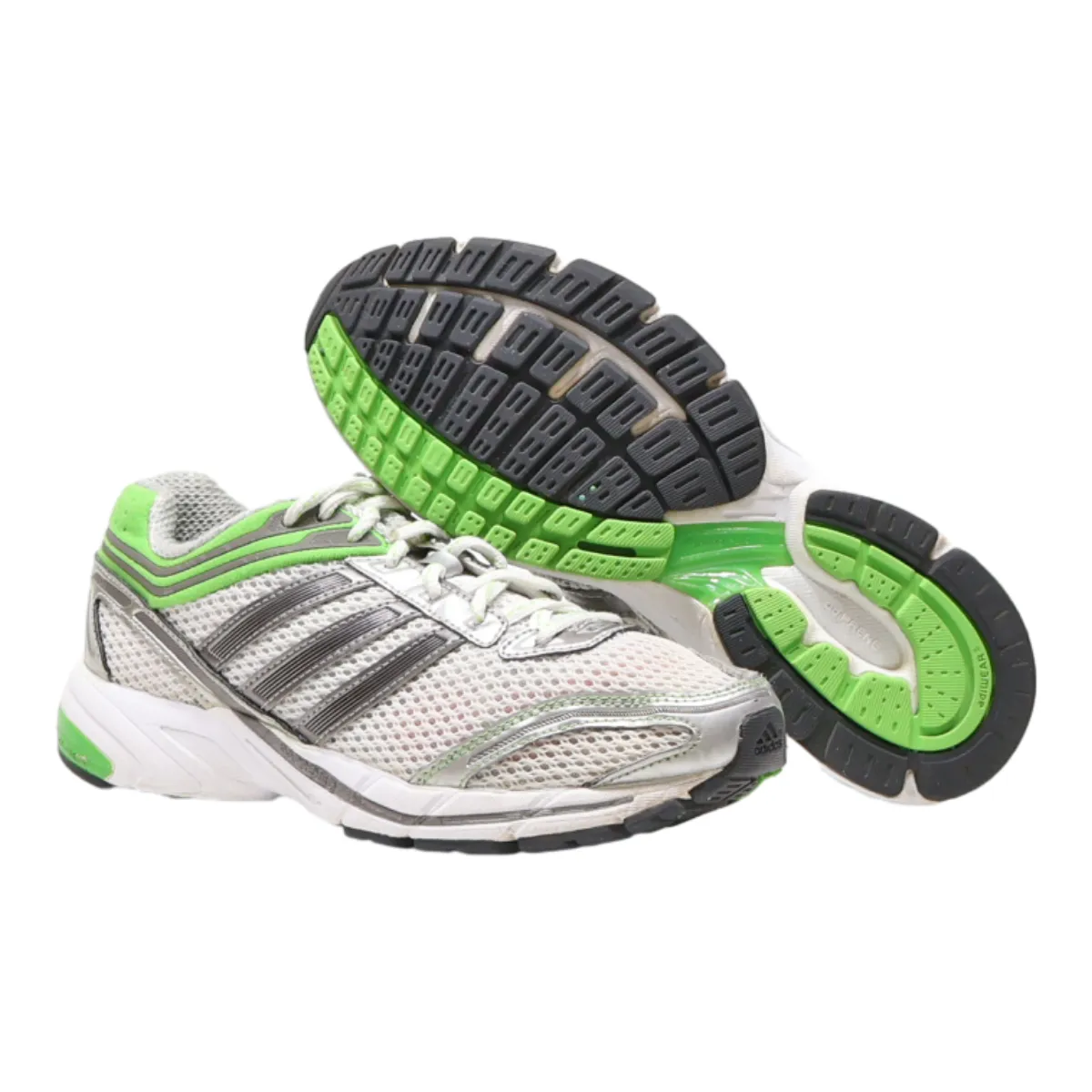 ADIDAS Glide Sneaker Trainers Silver Synthetic Boys UK 4