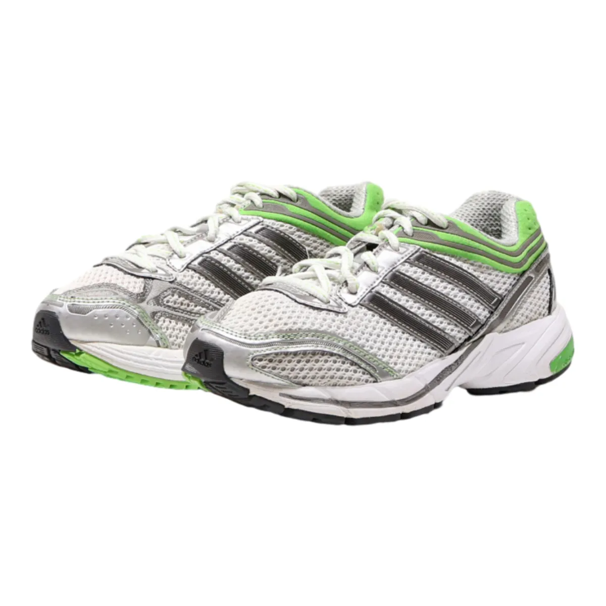 ADIDAS Glide Sneaker Trainers Silver Synthetic Boys UK 4