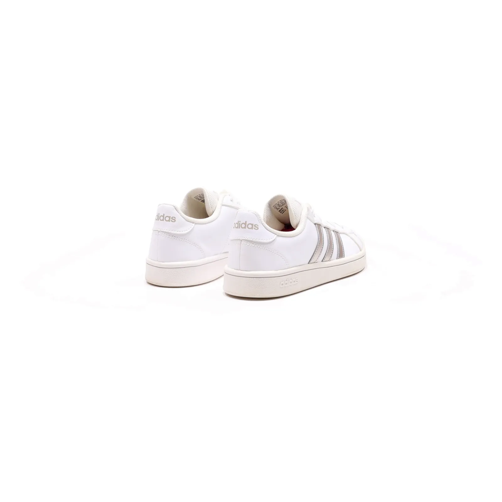 ADIDAS Grand Court Sneaker Trainers White Leather Womens UK 4.5