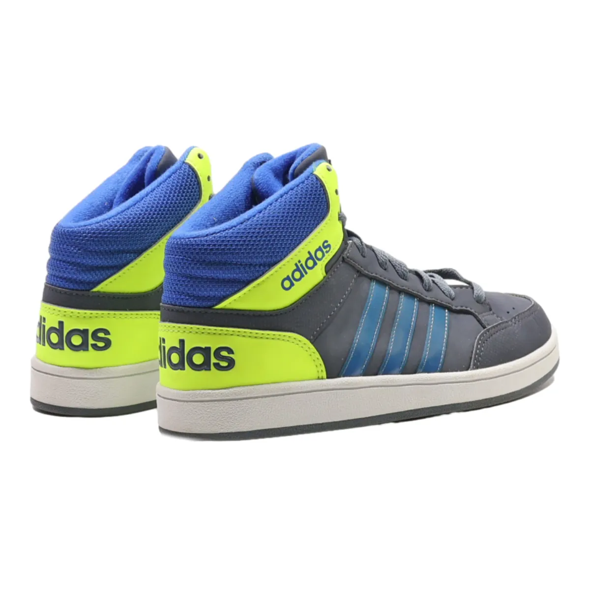 ADIDAS High Top Trainers Grey Suede Mens UK 5.5