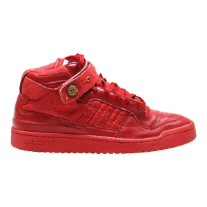 ADIDAS High Top Trainers Red Synthetic Mens UK 11