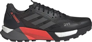 Adidas Terrex Agravic Ultra Trail 'White Solar Yellow' Sneakers, Black