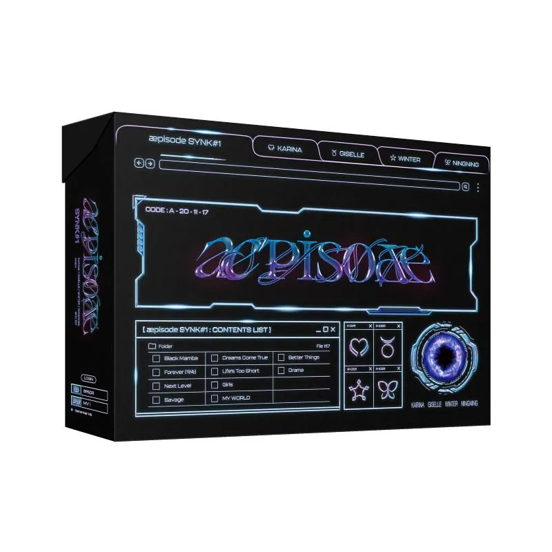 aespa - pisode SYNK#1 (Digital Code Version)   4-Cut Photo POB