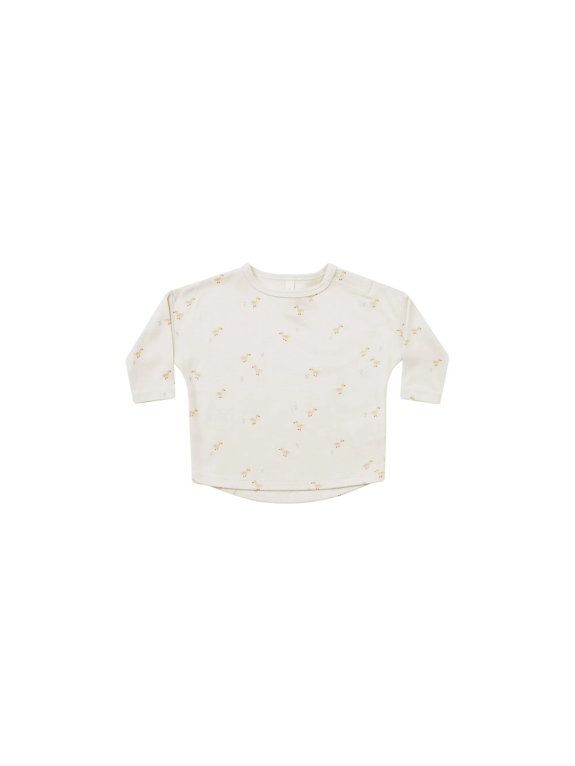 Baby Top | Ducks Long Sleeve Top | Quincy Mae