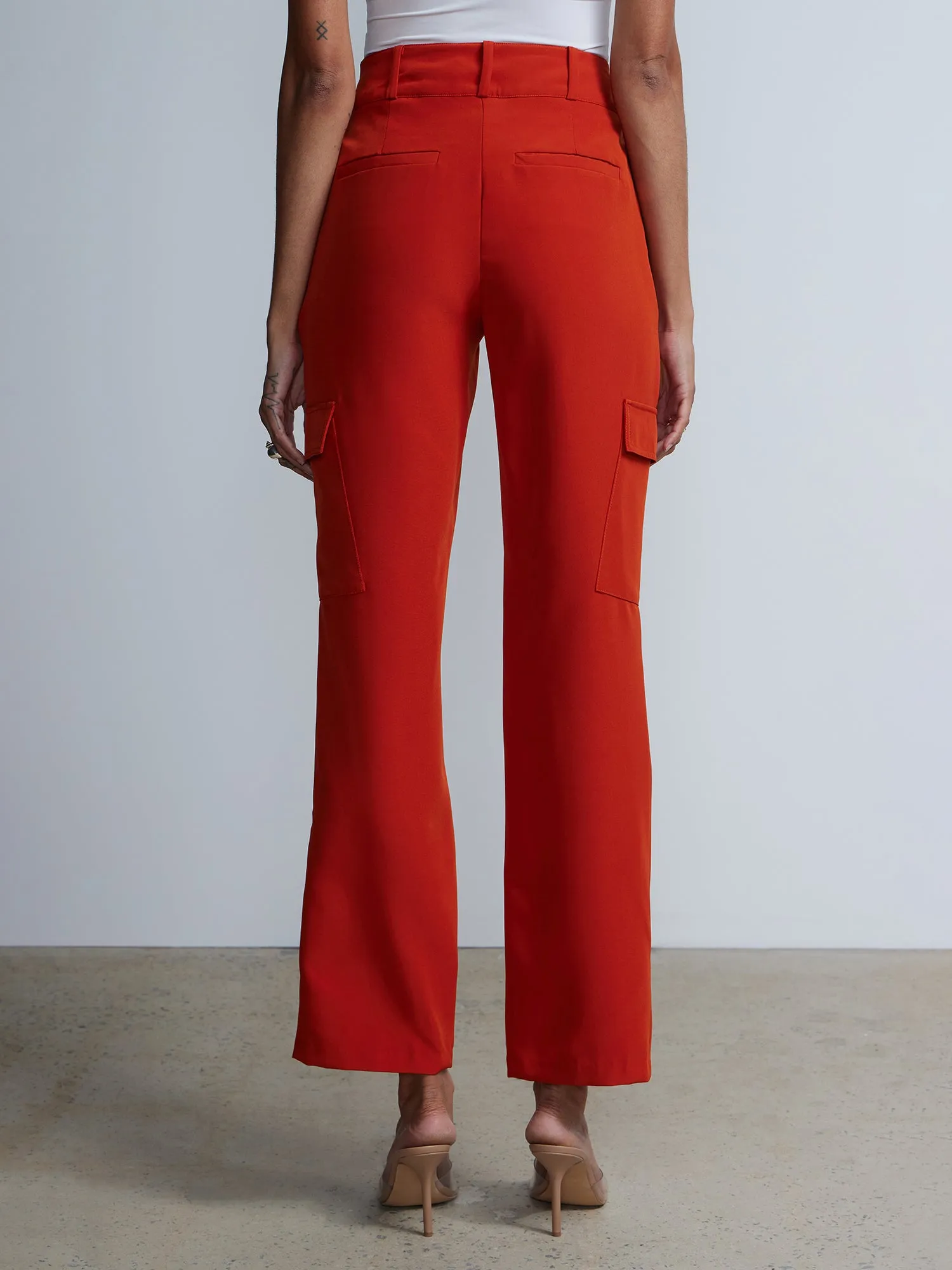 Cargo High Rise Bootcut Pant