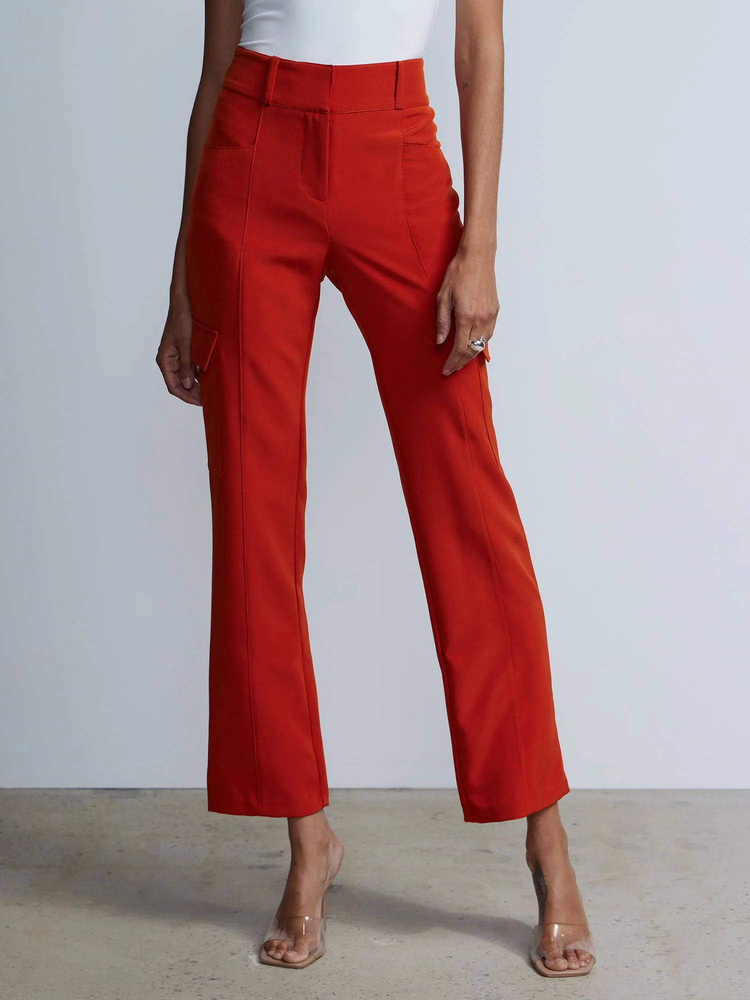 Cargo High Rise Bootcut Pant