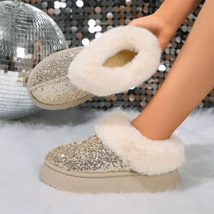 Daily Sequins Closed Comfortable Shoes(3 Colors) Daily Sequins Closed Comfortable Shoes(3 Colors)
