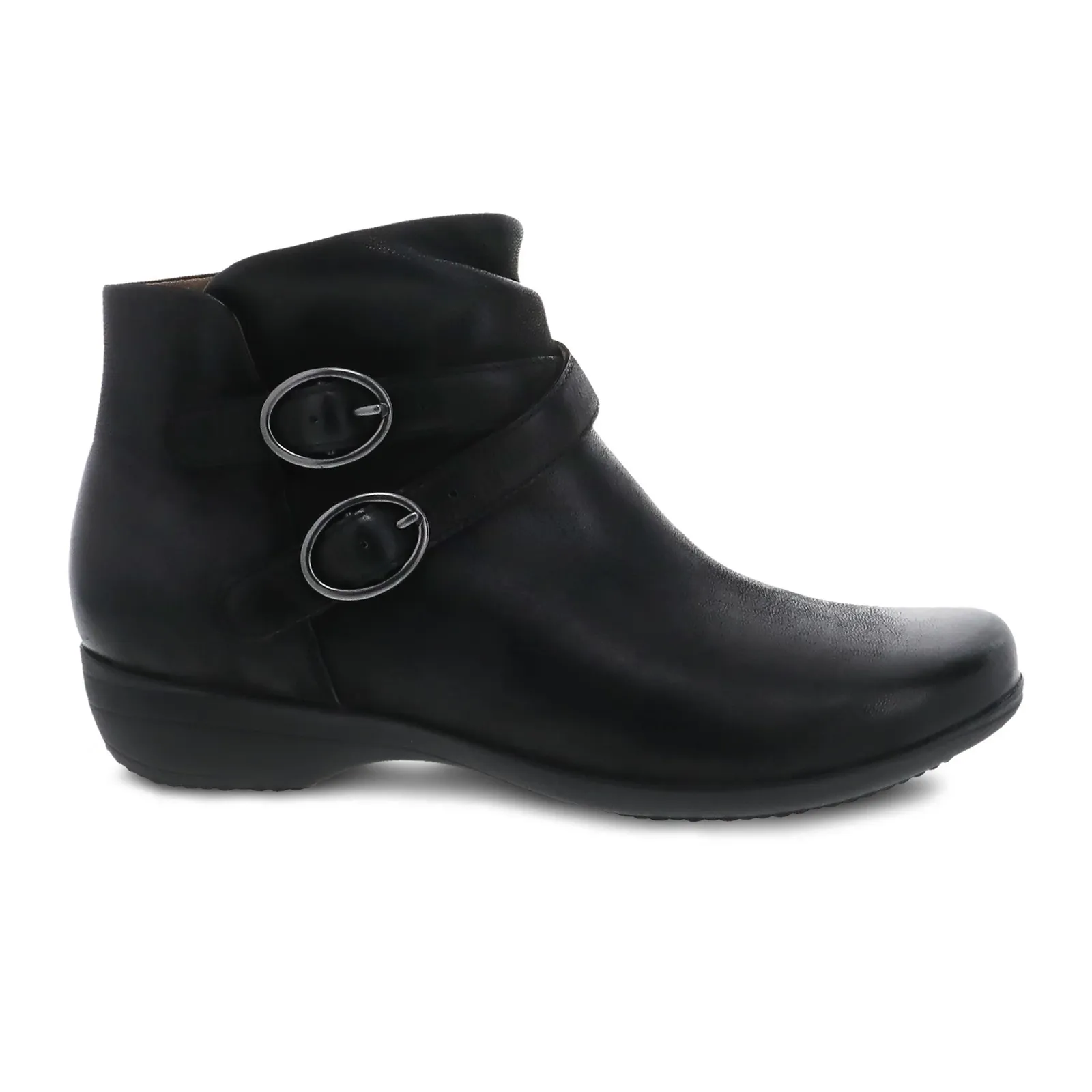 Dansko Faithe Ankle Boot (Women) - Black Burnished Nubuck