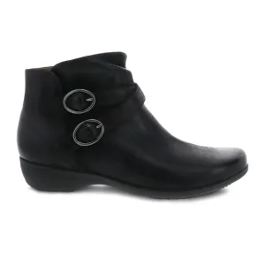 Dansko Faithe Ankle Boot (Women) - Black Burnished Nubuck