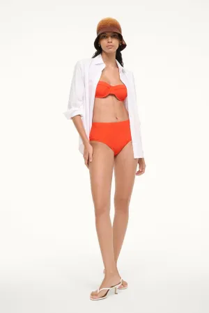 DEVON HIGH RISE BIKINI BOTTOM | CAYENNE