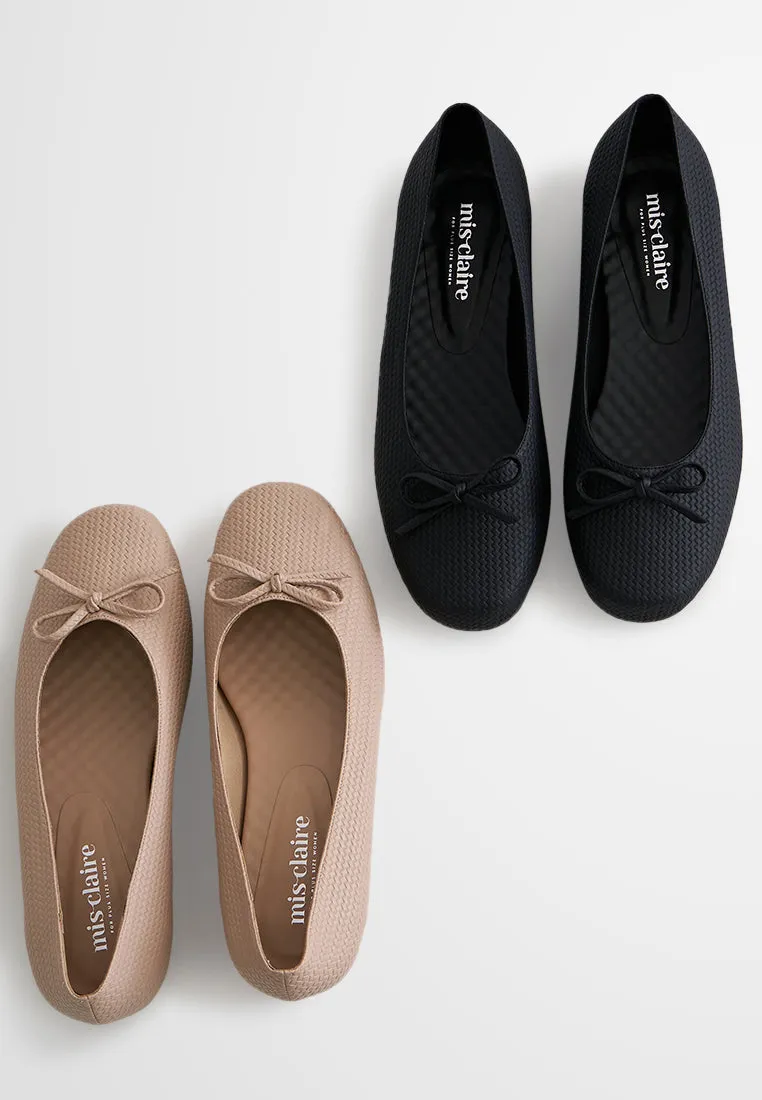 Dori Coquette Ballerina Ribbon Flats
