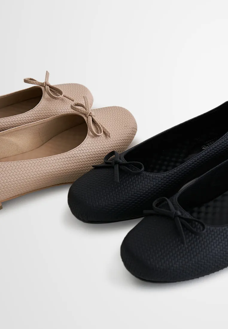 Dori Coquette Ballerina Ribbon Flats