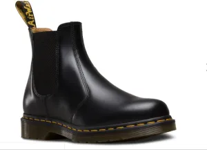 Dr Martens 2976 Chelsea Black Yellow Stitch