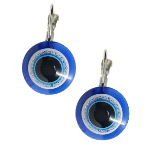 Evil Eye Earrings for Women Blue Earring Huggie Hoop Dangle Earrings Minimalis Jewelry Gifts for Women Girls