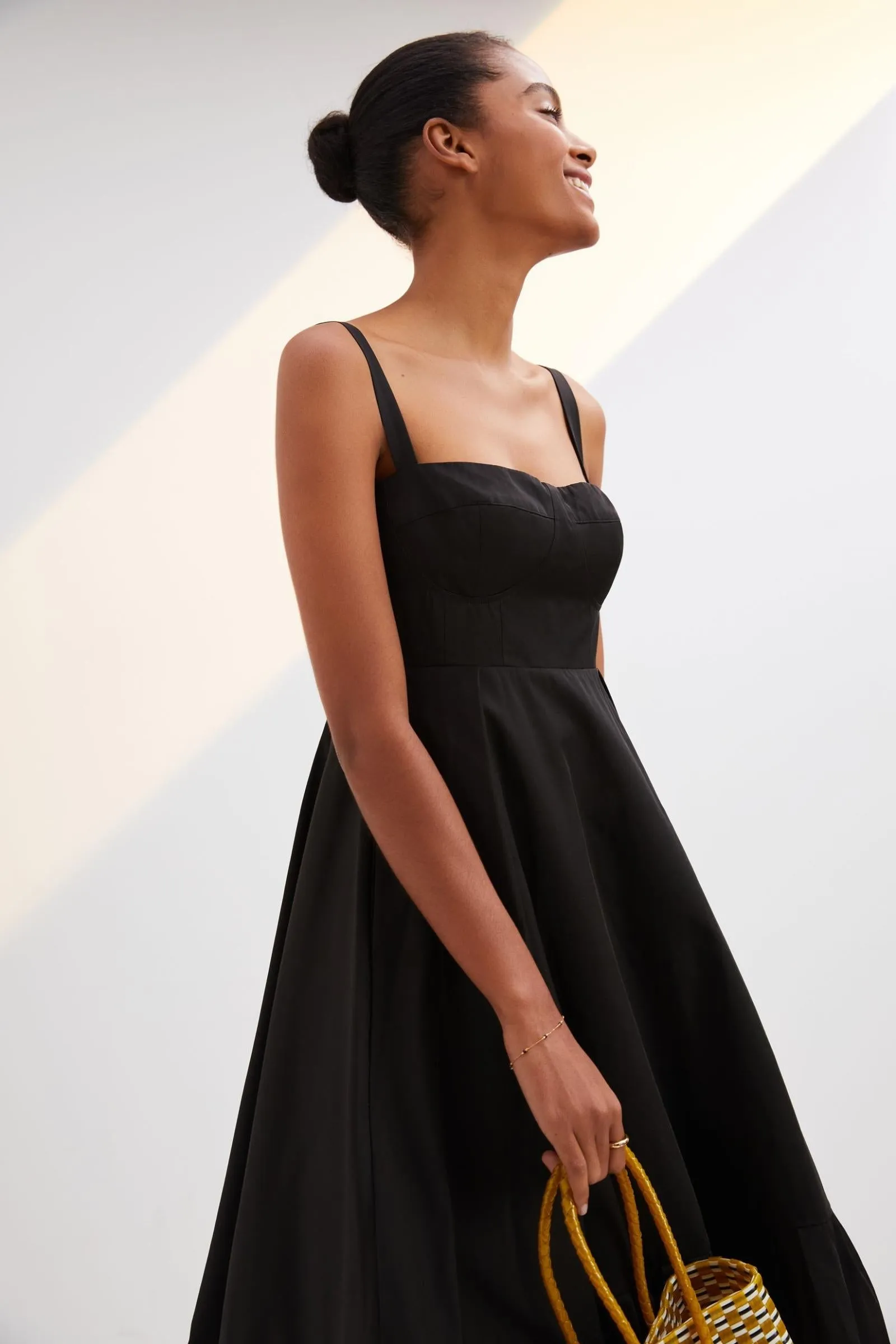 Flounced Elegant Maxi Dress