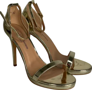 la bottine souriante Metallic Lea Heeled Sandals UK 8 EU 41 