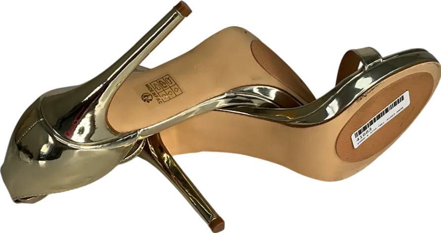 la bottine souriante Metallic Lea Heeled Sandals UK 8 EU 41 