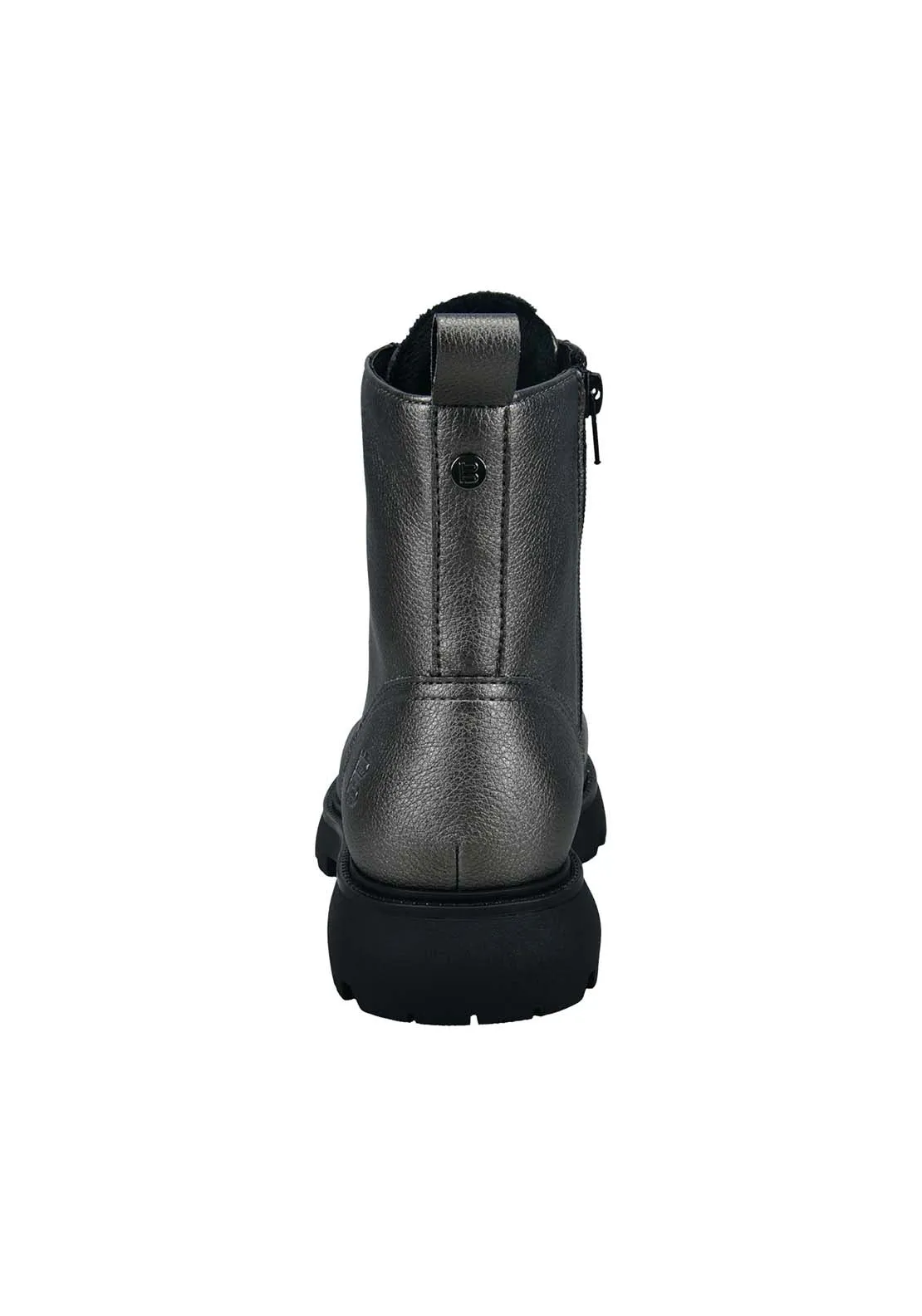 Lorry Lace Up Boot - Grey / Dark Grey / Metalics