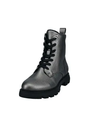 Lorry Lace Up Boot - Grey / Dark Grey / Metalics