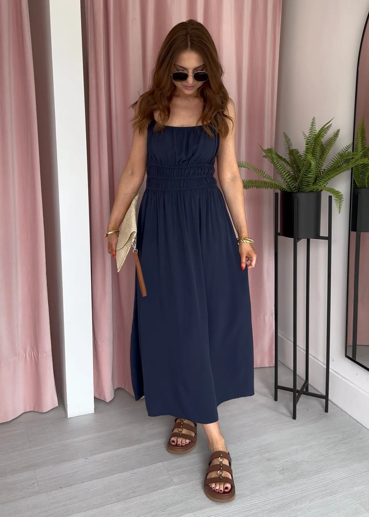 Lulu Dress - Navy