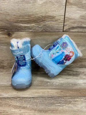 NEW Toddler Girls' Frozen Light-Up Winter Snow Boots sz 6c