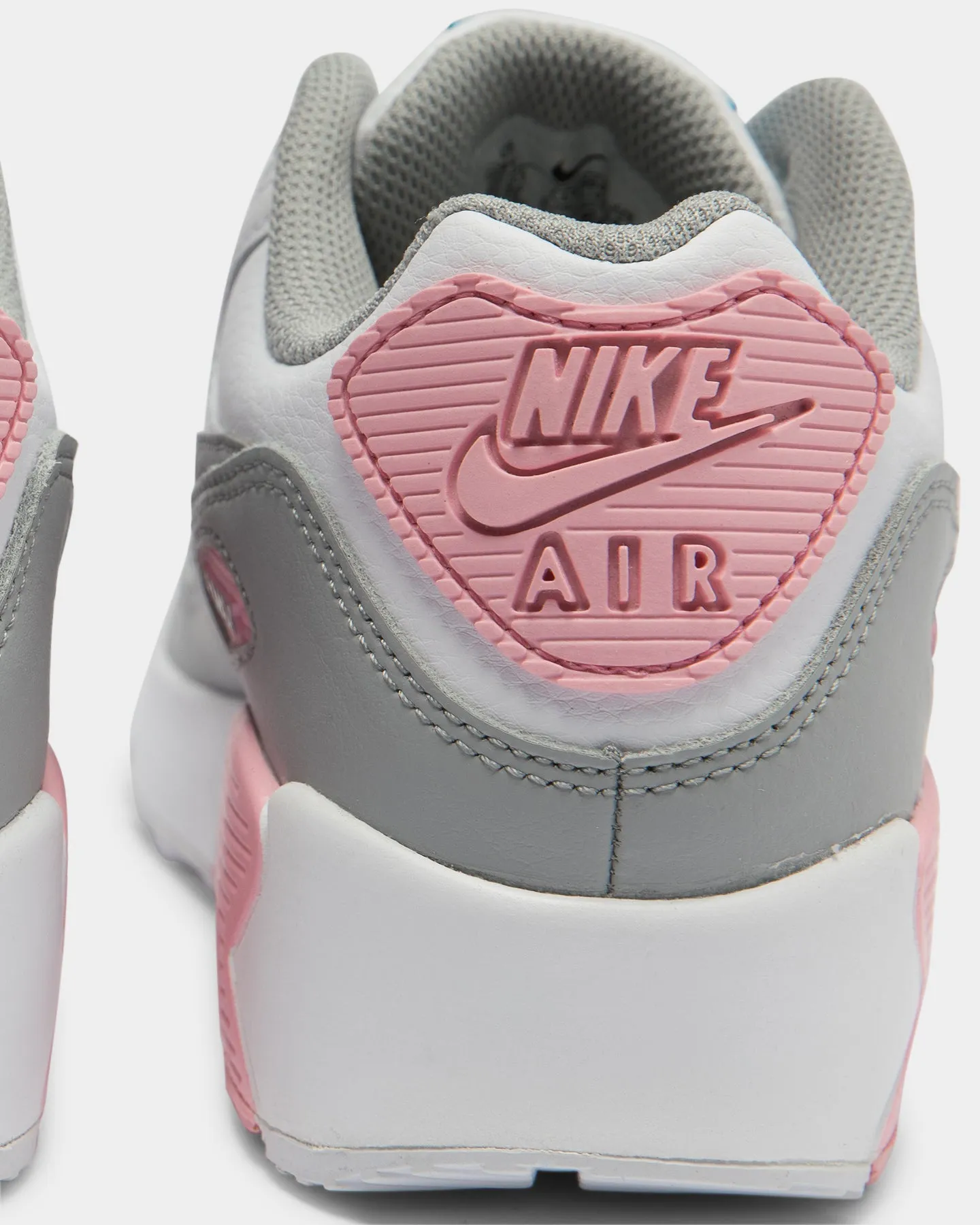 Nike Kids Air Max 90 LTR (GS) Grey/Silver/White