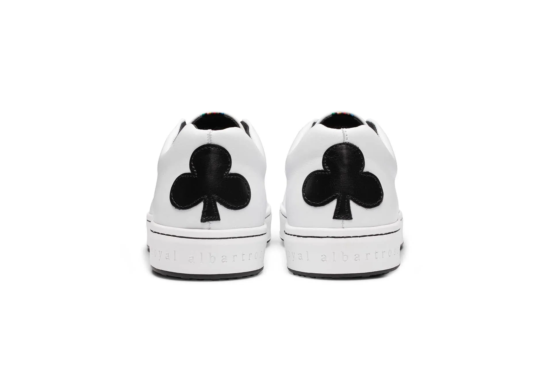 Queen of Clubs | White/Black