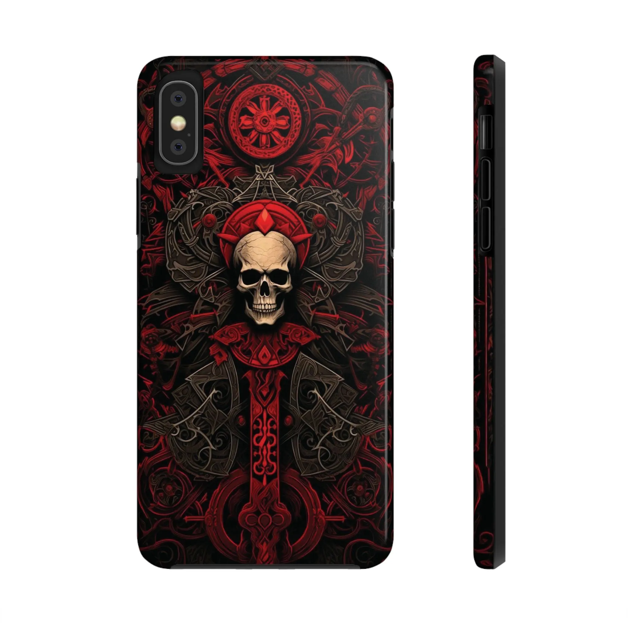 Red Gate Lock Tough Phone Cases