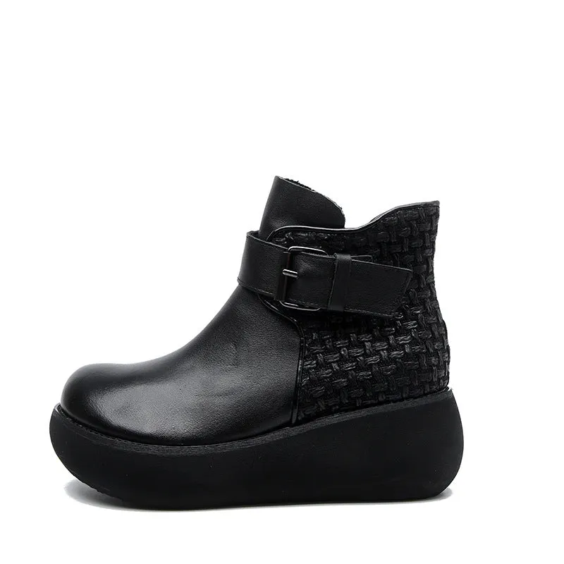Retro Handmade Waterproof Boots | Gift Shoes