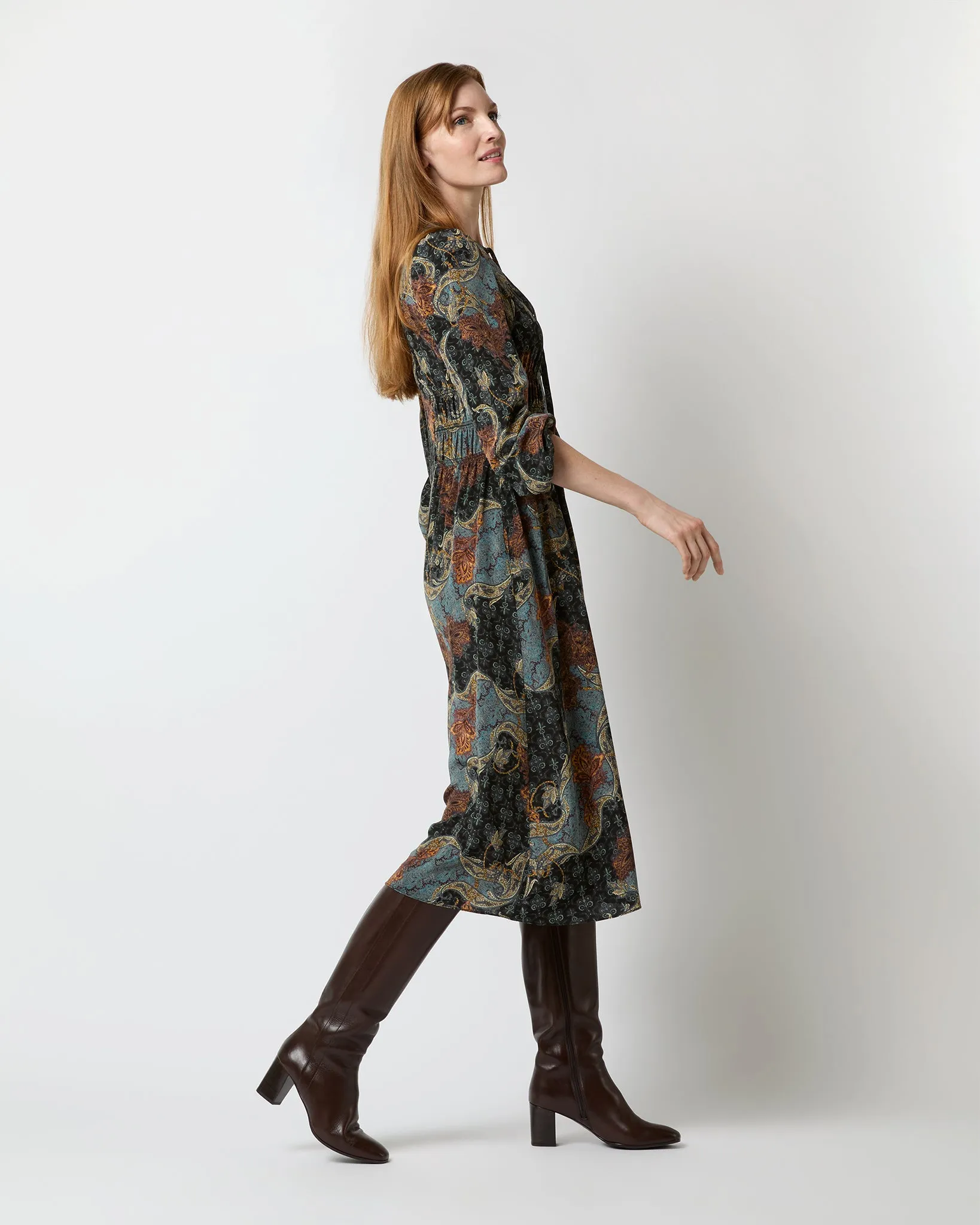 Rouen Dress in Azure
