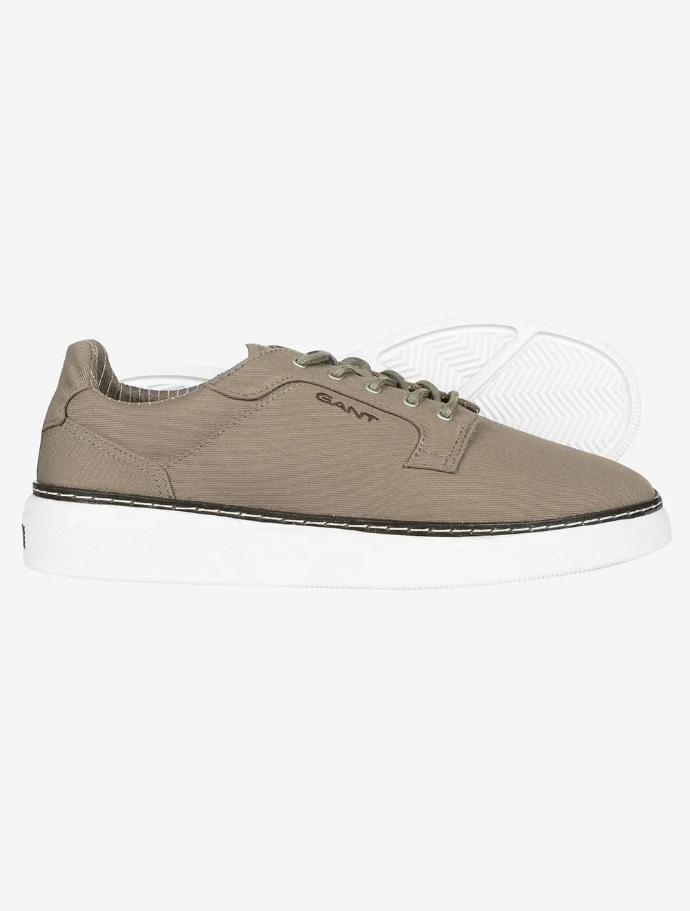 San Prep Twill Sneaker Khaki