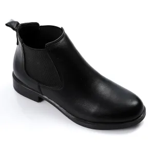 SEQWL square toe block heel ankle boots