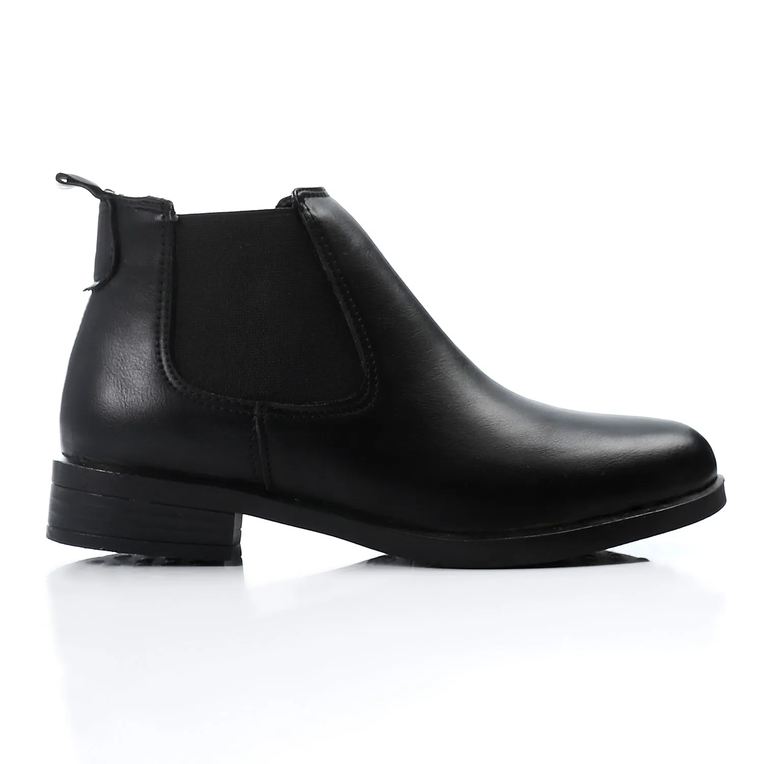 SEQWL square toe block heel ankle boots
