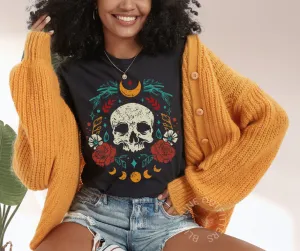Skull Magic | Witchy Boho Comfort Colors Tee