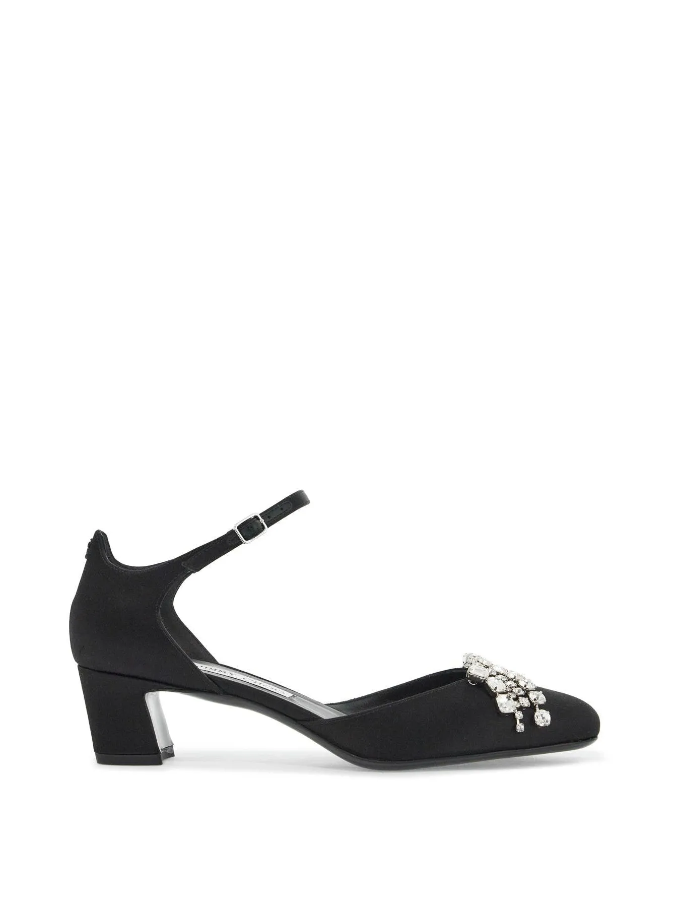 Verity Satin Block Heel Slingbacks